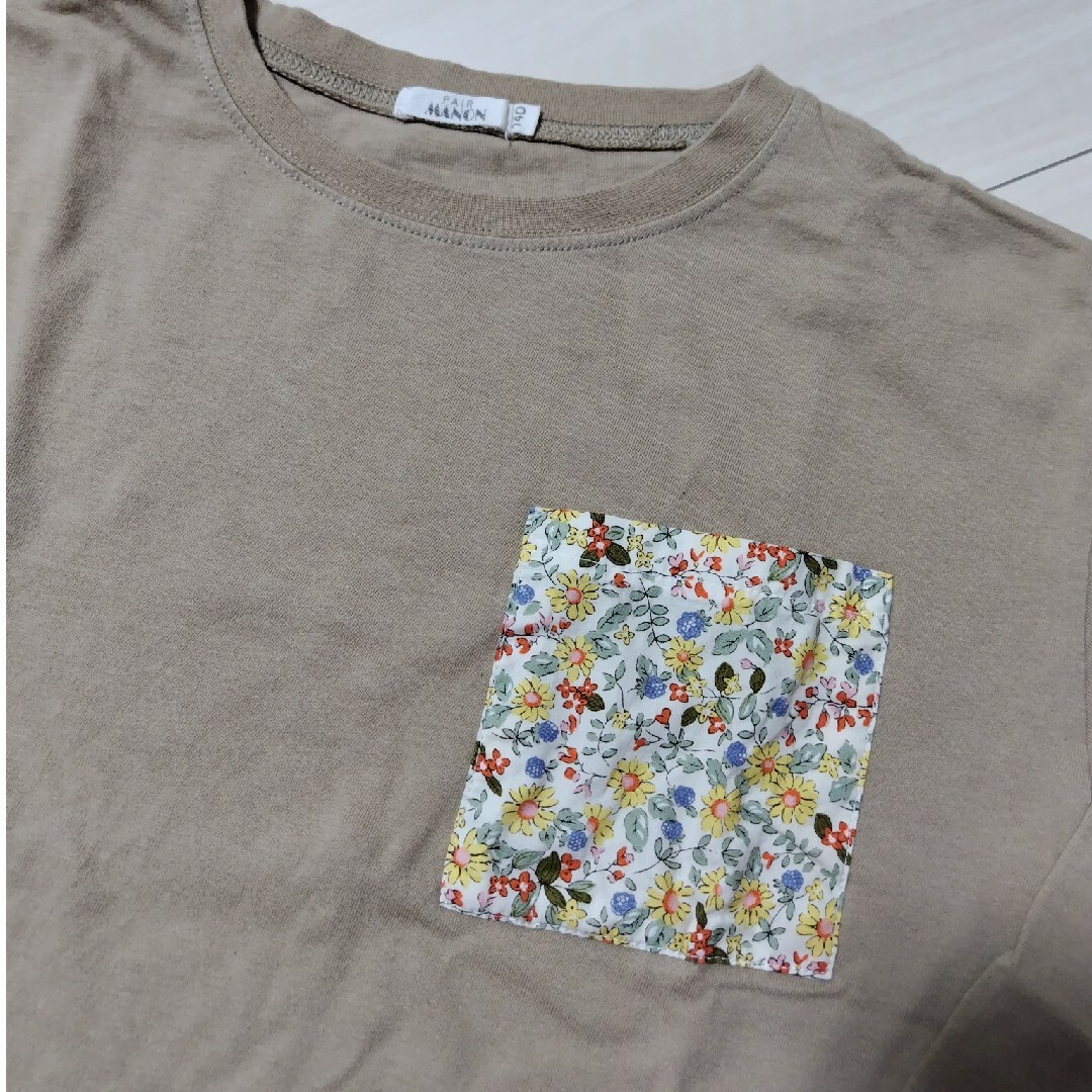 pairmanon(ペアマノン)のペアマノン　長袖Tシャツ140 キッズ/ベビー/マタニティのキッズ服女の子用(90cm~)(Tシャツ/カットソー)の商品写真
