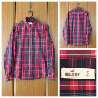 ホリスター(Hollister)の美品 HOLLISTER Abercrombie & Fitch チェックシャツ(シャツ/ブラウス(長袖/七分))