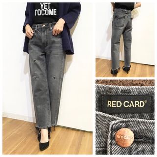 レッドカード(RED CARD)の美品 RED CARD VINTAGE 501 ストレートデニムパンツ ジーンズ(デニム/ジーンズ)