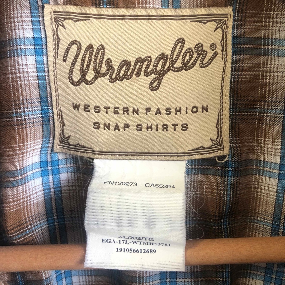 Wrangler(ラングラー)のWrangler  ラングラー　半袖　シャツ　XL メンズのトップス(シャツ)の商品写真