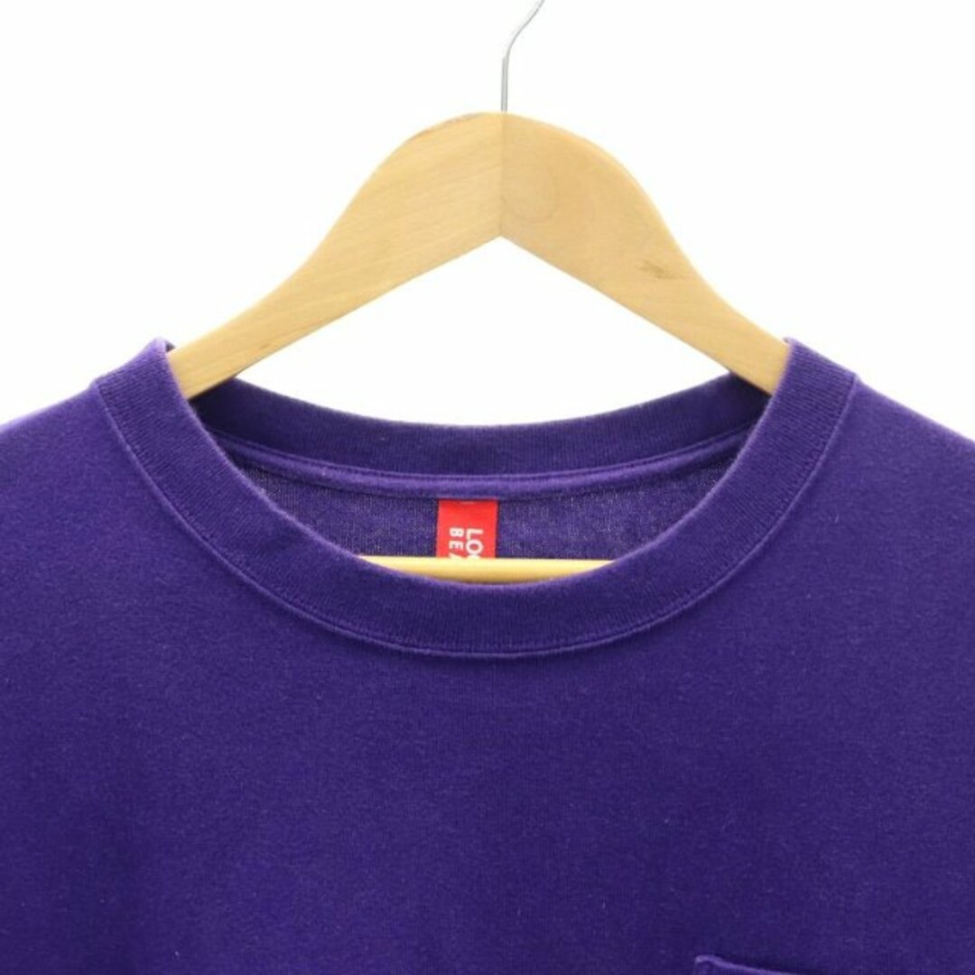 LOOPWHEELER BEAMS別注 ポケット Tシャツ カットソー XL 紫 メンズのトップス(Tシャツ/カットソー(半袖/袖なし))の商品写真