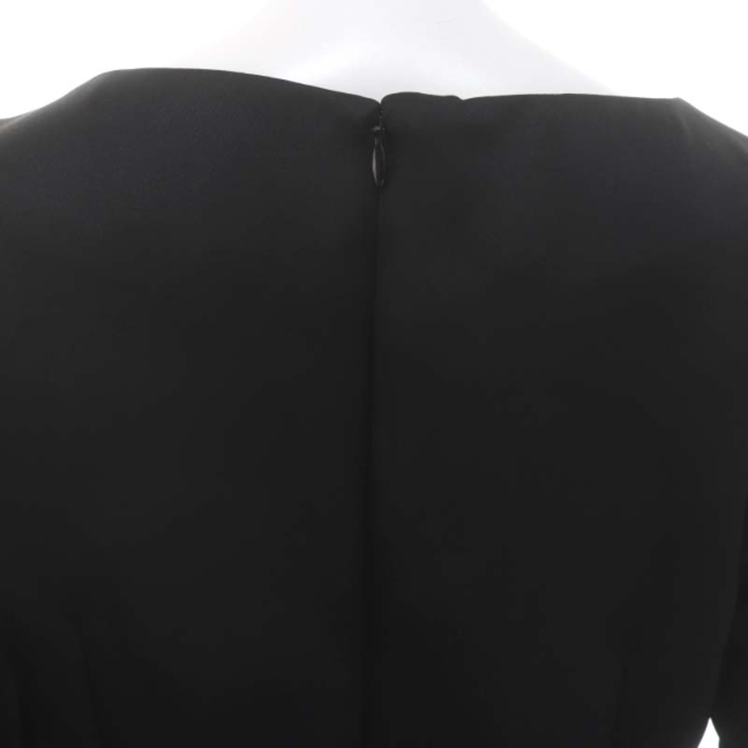 Chesty(チェスティ)のチェスティ フラワビジュー ワンピース ドレス ひざ丈 長袖 0 黒 レディースのワンピース(ひざ丈ワンピース)の商品写真