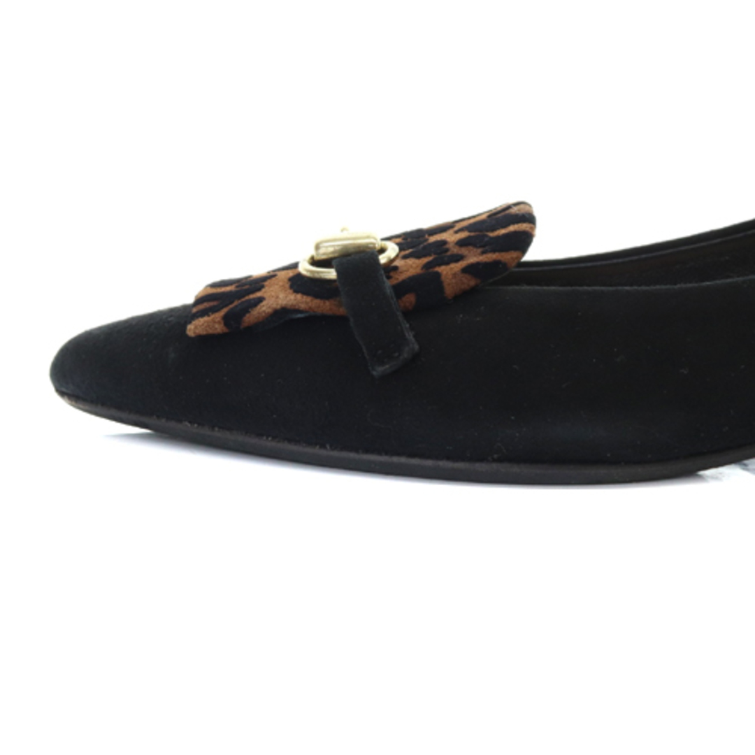 FABIO RUSCONI(ファビオルスコーニ)のファビオルスコーニ ローファー 36 23-23.5cm 黒 ブラック 茶色 レディースの靴/シューズ(ハイヒール/パンプス)の商品写真