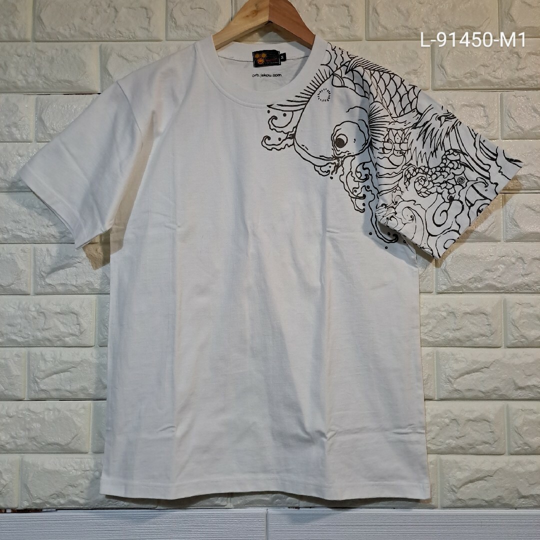 [ARAPACE] 鯉龍鳳凰 和柄 半袖 Tシャツ [サイズM] L-91450 メンズのトップス(Tシャツ/カットソー(半袖/袖なし))の商品写真