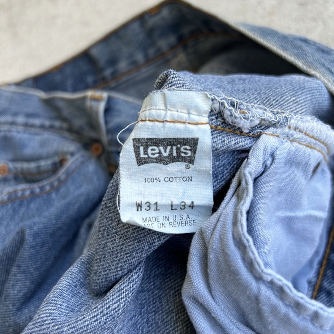 Levi's(リーバイス)の美品 90年代 USA製 Levi's 501 デニム ジーンズ W31 メンズのパンツ(デニム/ジーンズ)の商品写真