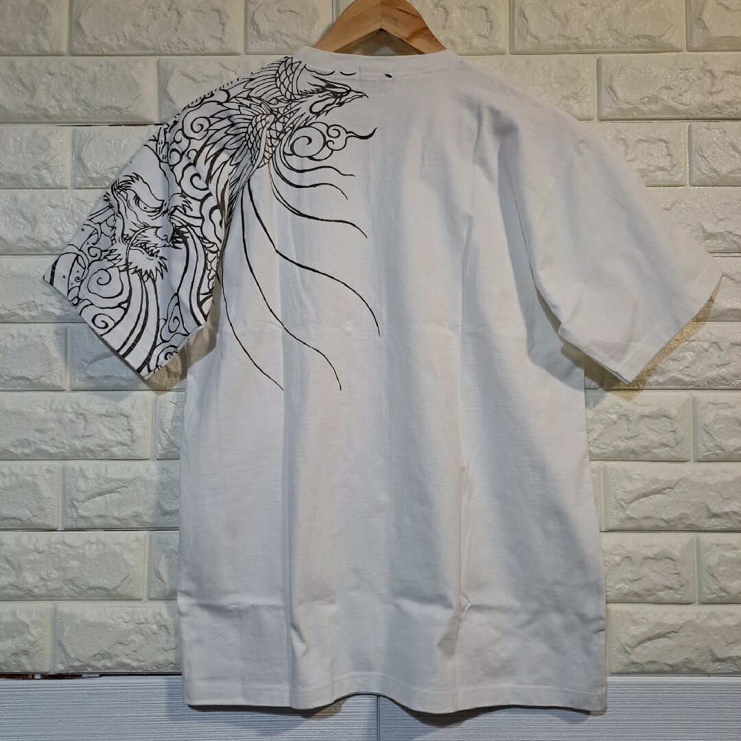 [ARAPACE] 鯉龍鳳凰 和柄 半袖 Tシャツ [サイズL] L-91451 メンズのトップス(Tシャツ/カットソー(半袖/袖なし))の商品写真