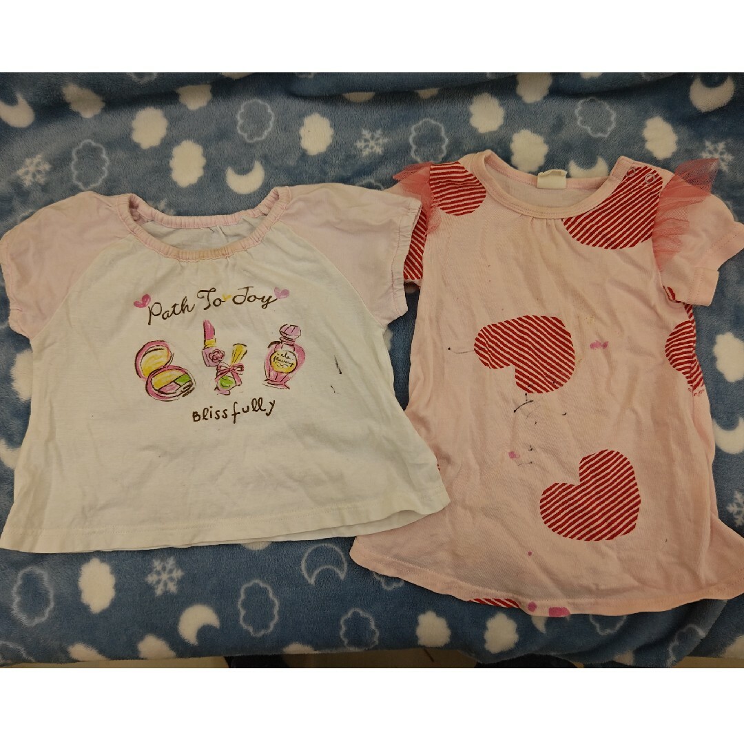 半袖Tシャツ こども服 80サイズ キッズ/ベビー/マタニティのベビー服(~85cm)(Ｔシャツ)の商品写真