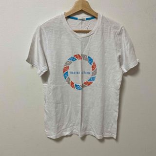 GU - 【GU】Tシャツ 半袖 白 ホワイト　ロゴTシャツ　Mサイズ　クルーネック　