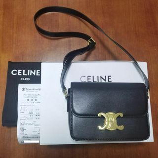 セリーヌ(celine)の【美品】CELINE セリーヌ トリオンフ チェーン ショルダー バッグ(ショルダーバッグ)