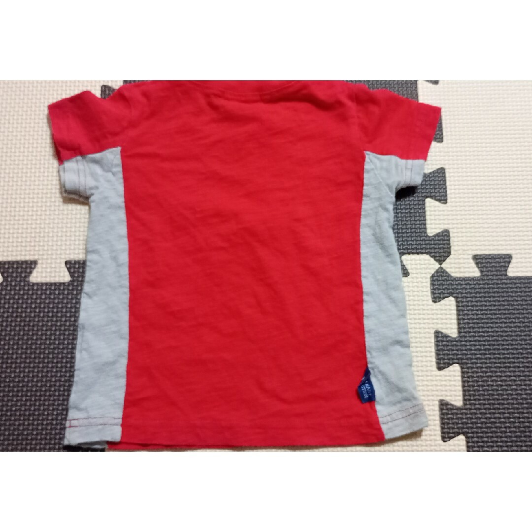 RAG MART(ラグマート)のRAG MART  Tシャツ 90cm ヘリコプター 男の子 赤 キッズ/ベビー/マタニティのキッズ服男の子用(90cm~)(Tシャツ/カットソー)の商品写真