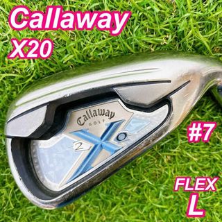 【良品】Callaway X20 キャロウェイ レディース アイアン 単品 ７番(クラブ)