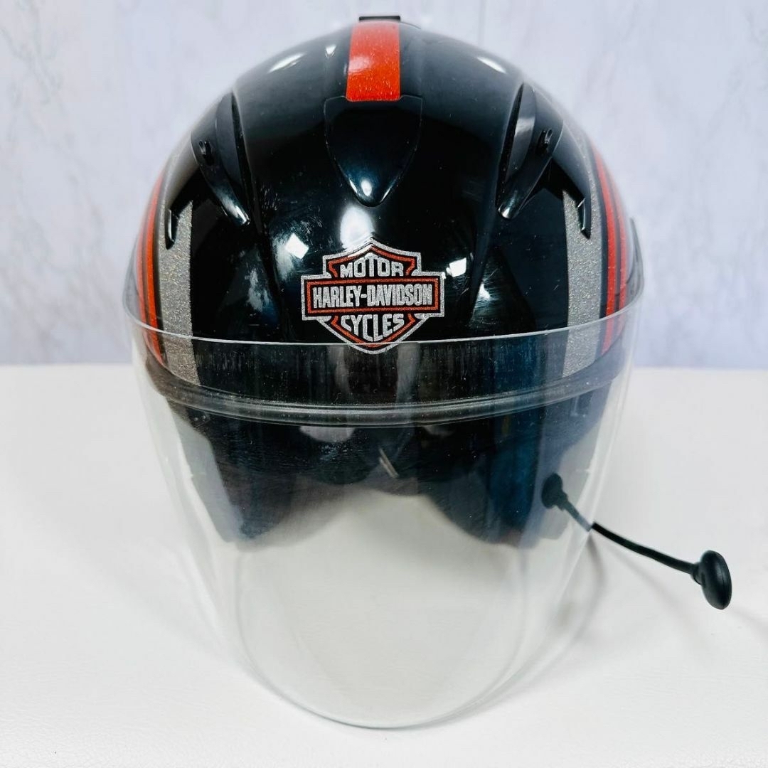 Harley Davidson(ハーレーダビッドソン)のハーレーダビッドソン 正規品　ヘルメット HI-VIS 3/4 インカム付属 自動車/バイクのバイク(ヘルメット/シールド)の商品写真