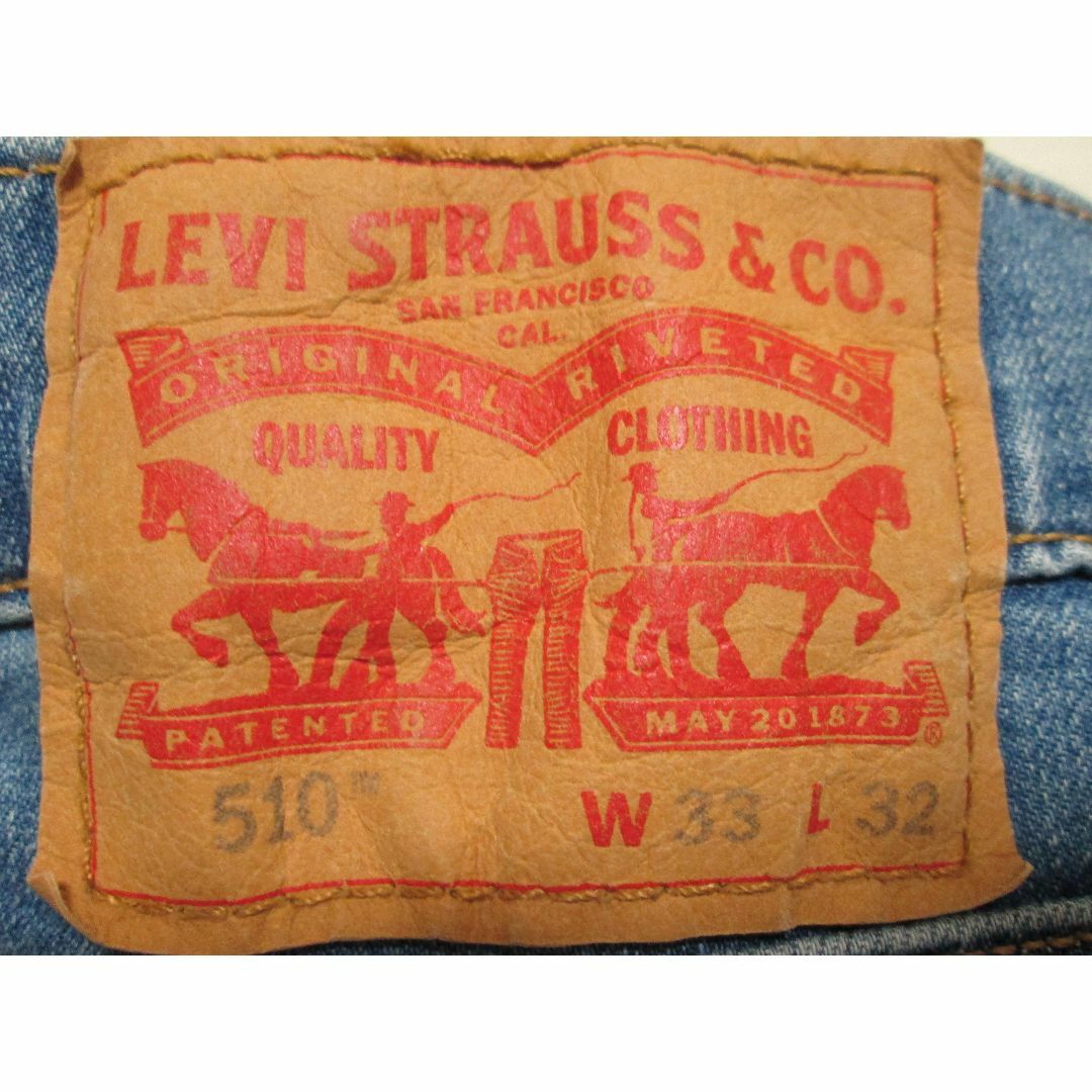 Levi's(リーバイス)のLevi's リーバイス 510 W33 スキニー ストレッチジーンズ メンズのパンツ(デニム/ジーンズ)の商品写真