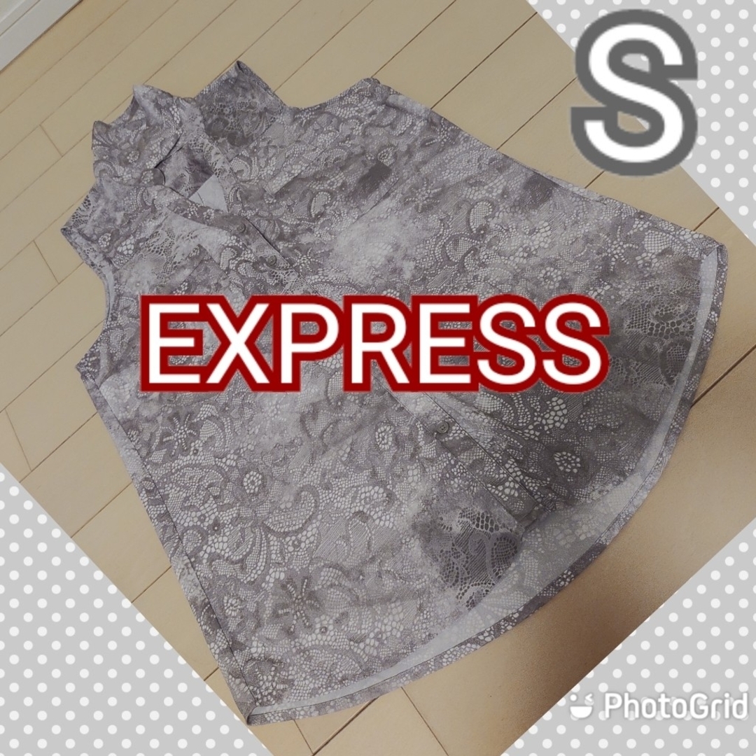 EXPRESS(エクスプレス)のEXPRESS THE PORTOFINO SHIRT　ノースリーブ レディースのトップス(シャツ/ブラウス(半袖/袖なし))の商品写真