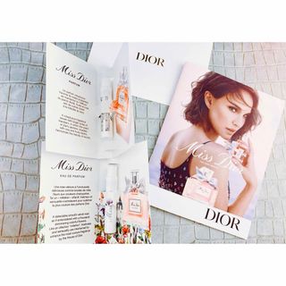 クリスチャンディオール(Christian Dior)のDior ディオール　香水2種類　新品　ミスディオール　カタログ付き　3点セット(香水(女性用))