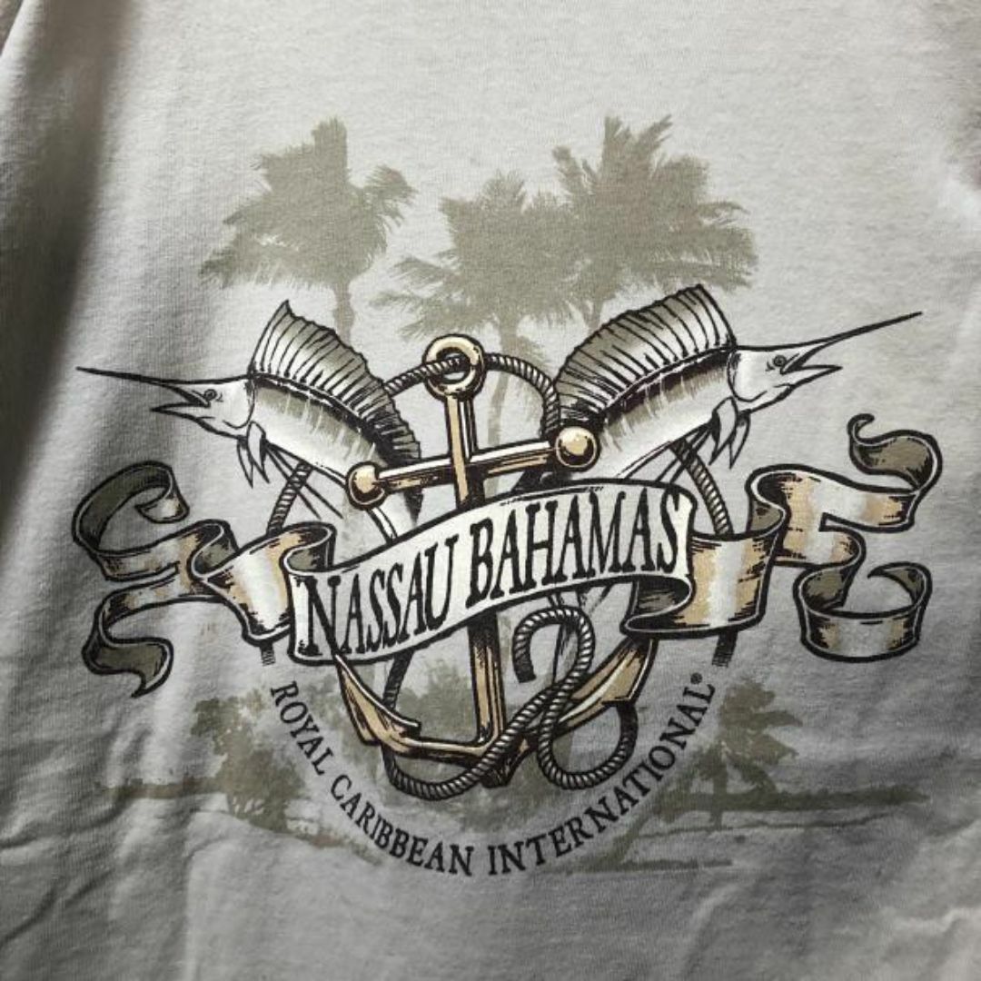 NASSAU BAHAMAS USA輸入 オーバーサイズ Tシャツ メンズのトップス(Tシャツ/カットソー(半袖/袖なし))の商品写真