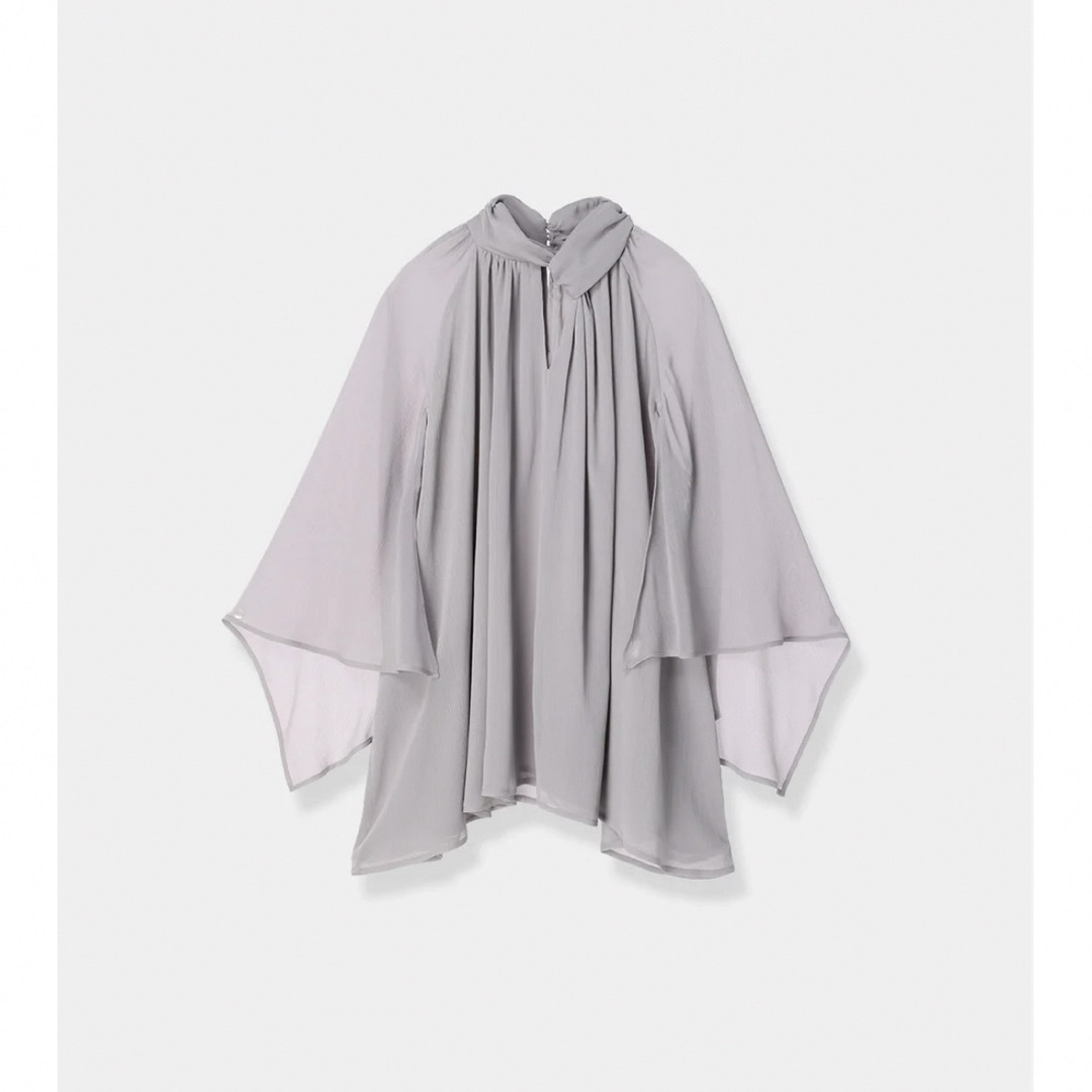 laubeblanc Cape sleeve Chiffon Blouse レディースのトップス(シャツ/ブラウス(長袖/七分))の商品写真