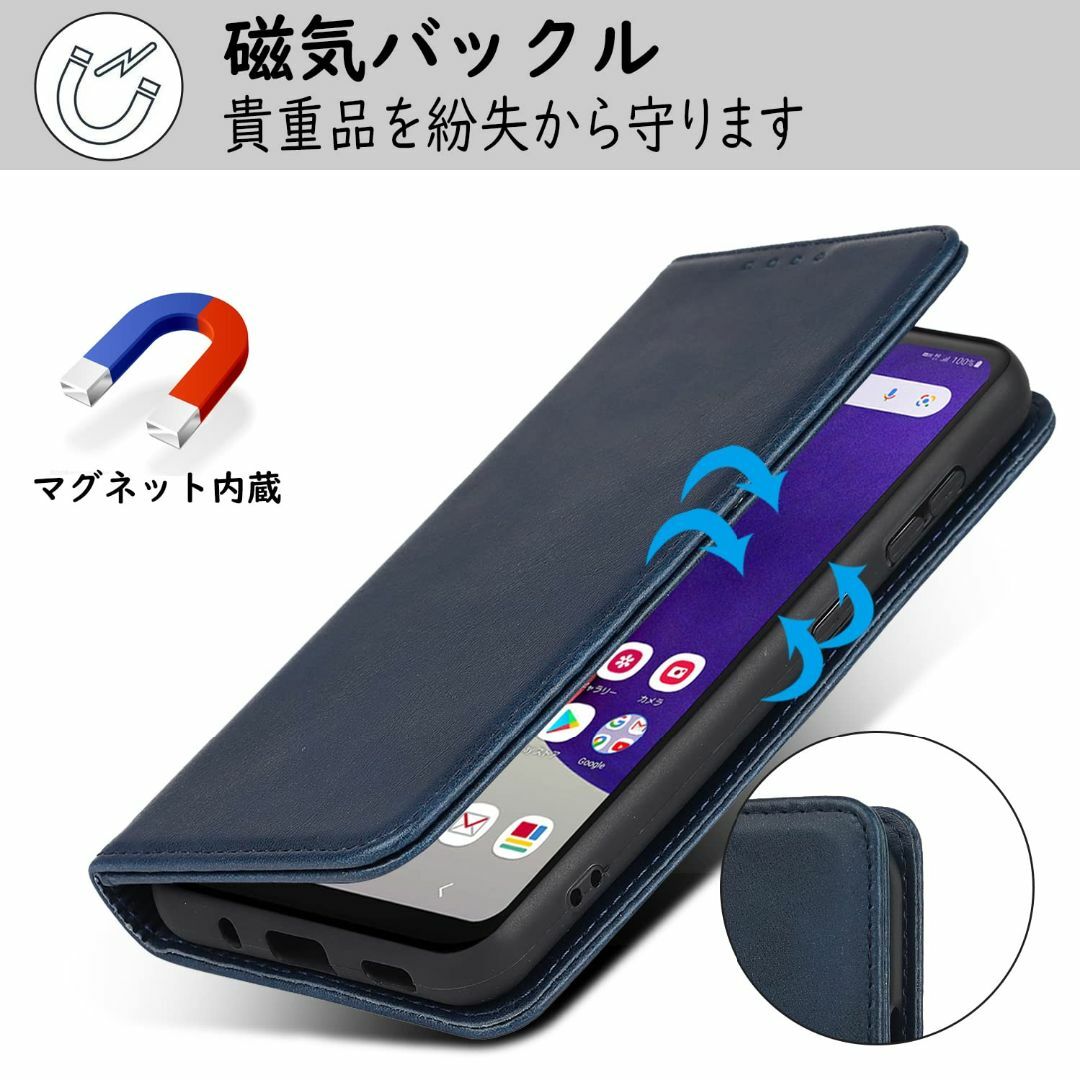 【色:ヴィンテージブルー_サイズ:Galaxy A30】【Hamany】 gal スマホ/家電/カメラのスマホアクセサリー(その他)の商品写真