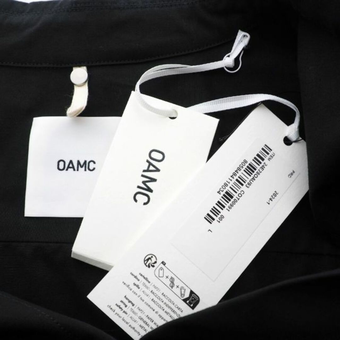 オーエーエムシー OAMC 24SS ジャケット バック L ブラック メンズのジャケット/アウター(その他)の商品写真