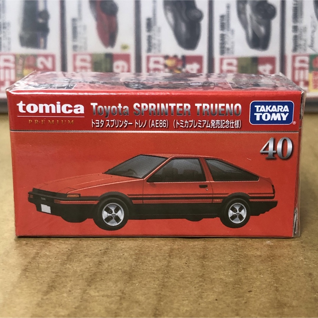 Takara Tomy(タカラトミー)のトミカプレミアム 発売記念仕様　TOYOTA SPRINTER TRUENO エンタメ/ホビーのおもちゃ/ぬいぐるみ(ミニカー)の商品写真