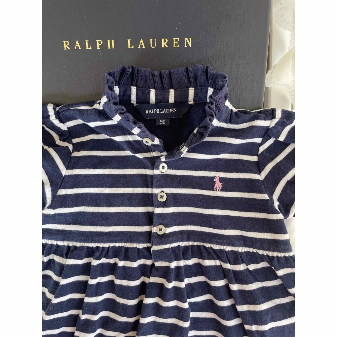 Ralph Lauren(ラルフローレン)のRALPH  LAURENラルフローレン　ワンピース90 キッズ/ベビー/マタニティのキッズ服女の子用(90cm~)(ワンピース)の商品写真