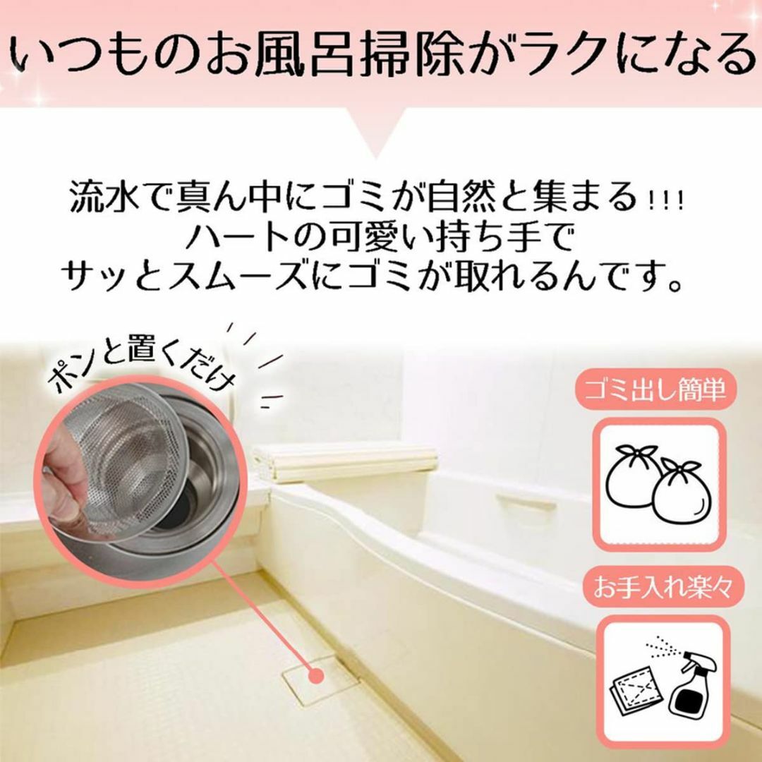 【サイズ:Sサイズ（適用寸法:3.5-4.5cm)】洗面台 ごみ受け パンチング インテリア/住まい/日用品のキッチン/食器(その他)の商品写真