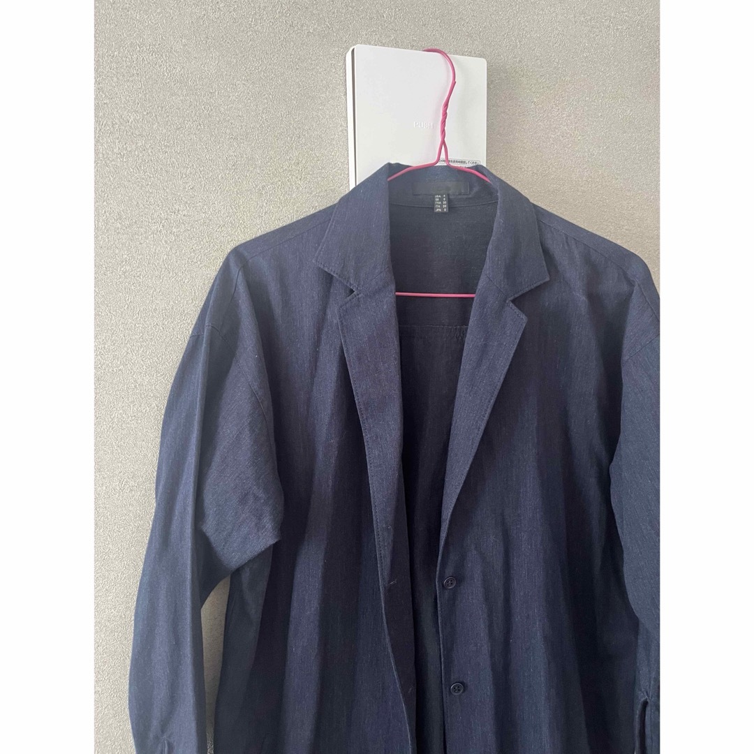 ICB(アイシービー)のiCB アイシービー　濃紺　薄手コート レディースのジャケット/アウター(その他)の商品写真