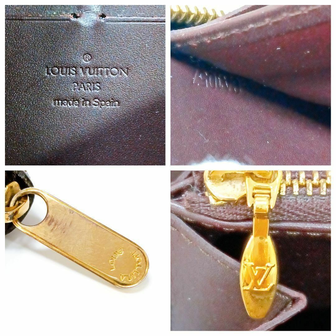 LOUIS VUITTON(ルイヴィトン)のルイヴィトン モノグラム ヴェルニ 長財布 アマラント ボルドー M93522 レディースのファッション小物(財布)の商品写真