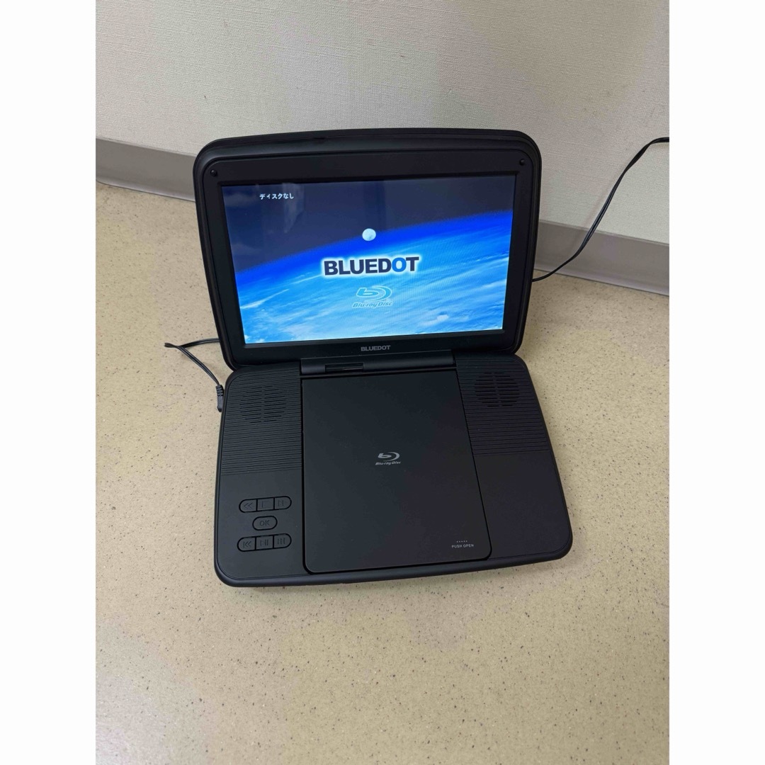 難有現状品 ポータブルブルーレイプレーヤー BLUEDOT BBDP-1000K 難有現状品 ポータブルブルーレイプレーヤー BLUEDOT BBDP-1000K