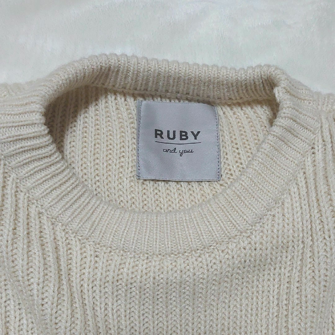 RUBY AND YOU(ルビー アンド ユー)のRUBY AND YOU セーラーカラーニットプルオーバー レディースのトップス(ニット/セーター)の商品写真