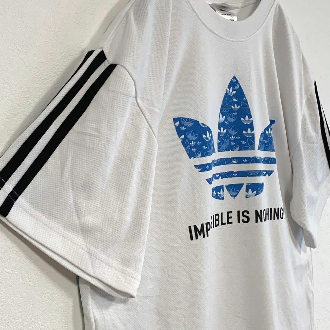 adidas(アディダス)のadidas 半袖 プリント トレーニングシャツ Mサイズ メンズのトップス(Tシャツ/カットソー(半袖/袖なし))の商品写真