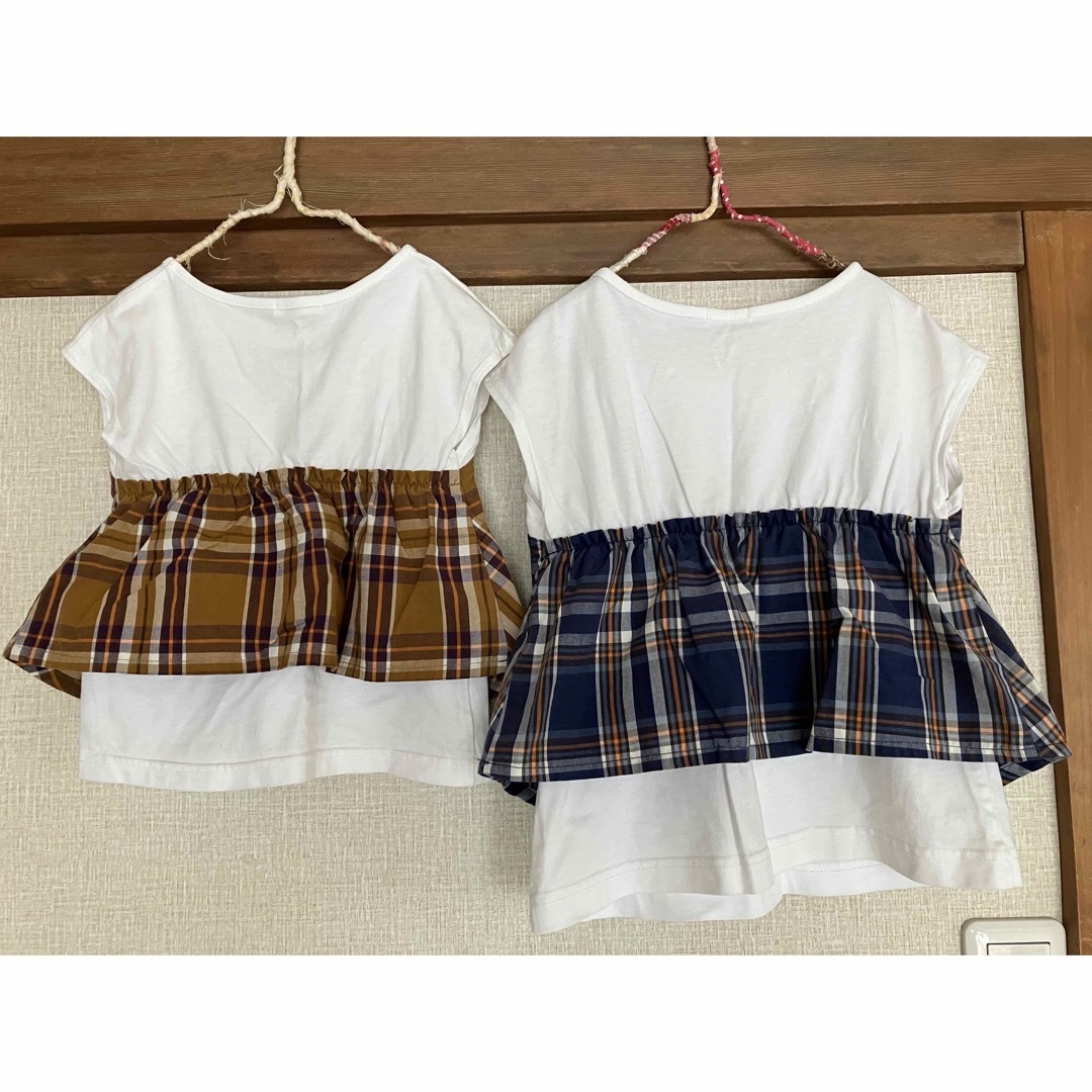 GU(ジーユー)のGUお揃いトップス キッズ/ベビー/マタニティのキッズ服女の子用(90cm~)(Tシャツ/カットソー)の商品写真