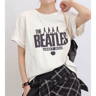 アパルトモンドゥーズィエムクラス(L'Appartement DEUXIEME CLASSE)のグッドロックスピードTHE BEATLES TEE   新品(Tシャツ/カットソー(半袖/袖なし))