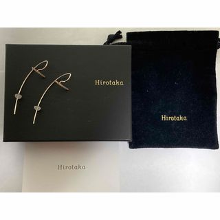 新品　hirotaka ヒロタカ　ゴサマー　ダイヤモンド　フックピアス　k10