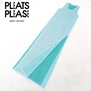 プリーツプリーズイッセイミヤケ(PLEATS PLEASE ISSEY MIYAKE)の★PLEATS PLEASE イッセイミヤケ★メッシュプリーツ ロングワンピース(ロングワンピース/マキシワンピース)