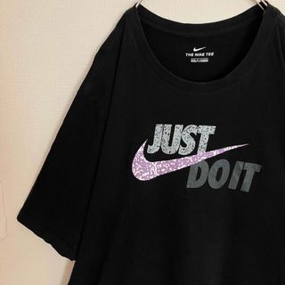 ナイキ(NIKE)の超オーバーサイズNIKEスウッシュビッグロゴTシャツナイキTEEniketシャツ(Tシャツ/カットソー(半袖/袖なし))