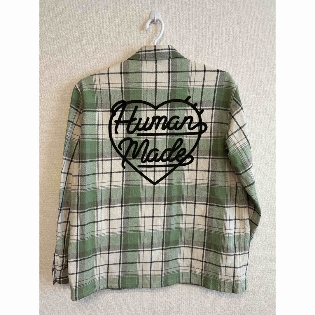 HUMAN MADE(ヒューマンメイド)の【正規品】HUMAN MADE Checked Overshirt Green メンズのトップス(シャツ)の商品写真