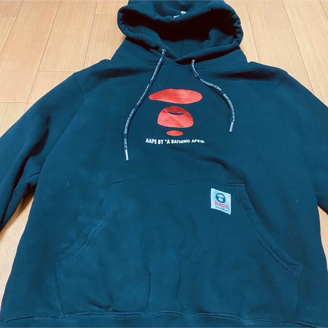 A BATHING APE(アベイシングエイプ)のA BATHING APE パーカー Sサイズ ブラック メンズのトップス(パーカー)の商品写真