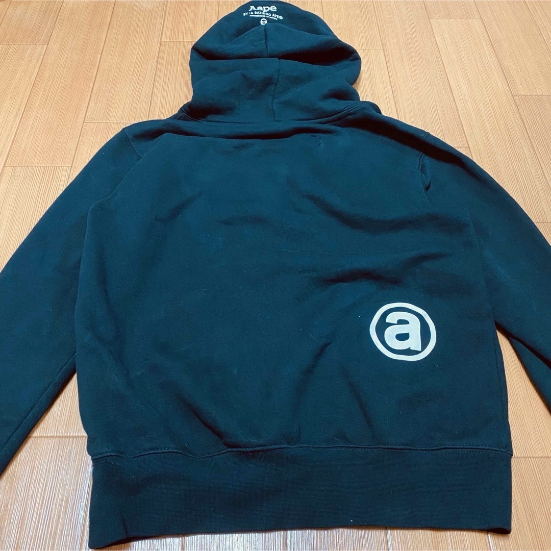 A BATHING APE(アベイシングエイプ)のA BATHING APE パーカー Sサイズ ブラック メンズのトップス(パーカー)の商品写真