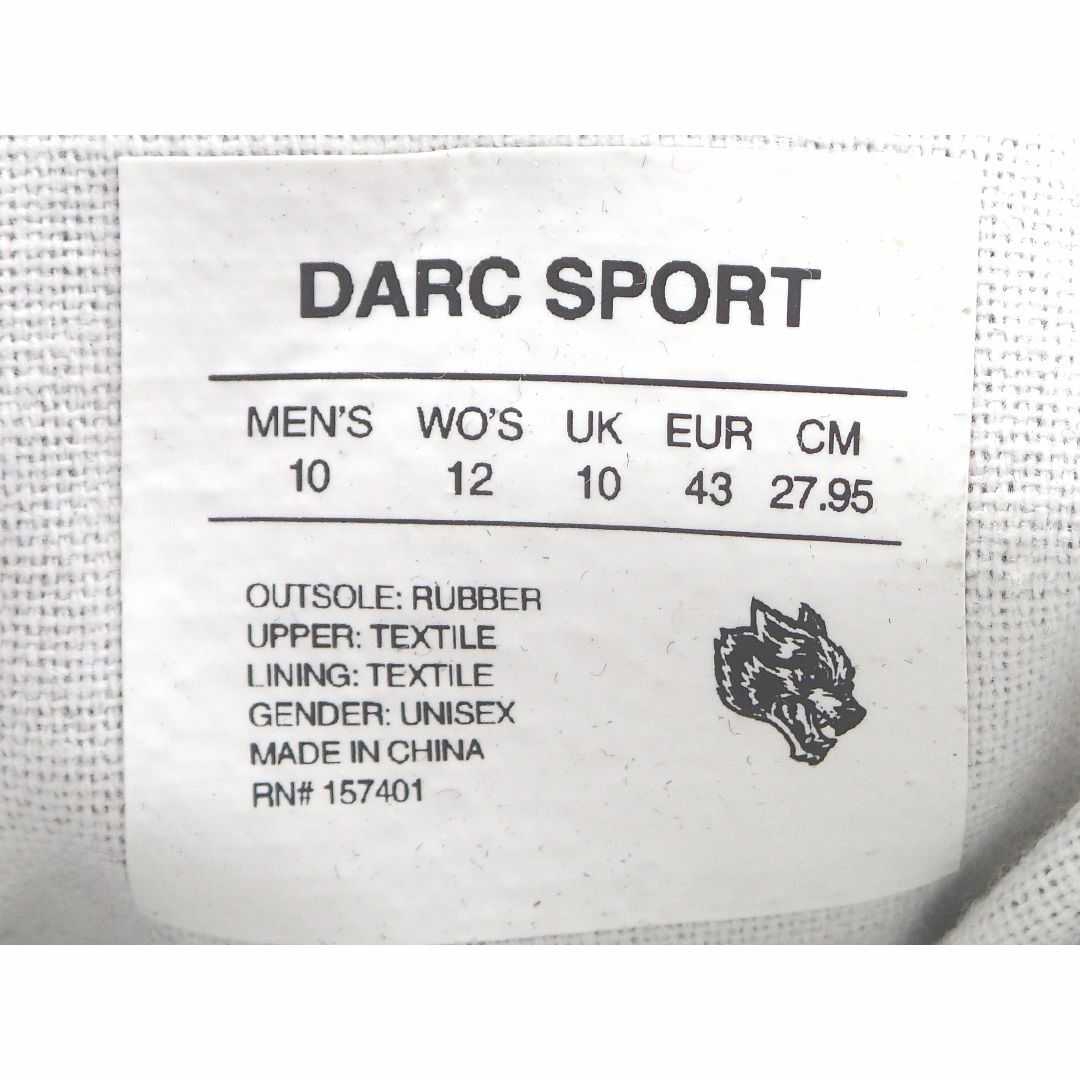 Darc Sport WALK1 DIOS HIGHTOP BK WT 10 靴 メンズの靴/シューズ(スニーカー)の商品写真