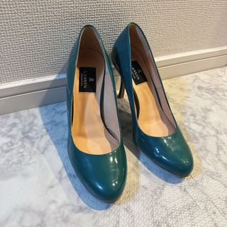 LANVIN COLLECTION - ランバンコレクション　ハイヒール　グリーン