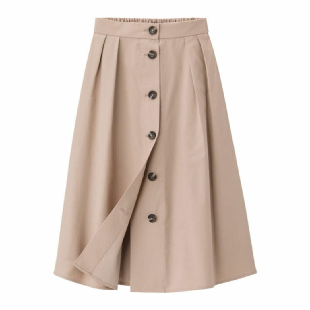 GU(ジーユー)の【GU / ジーユー】XS フロントボタンフレアスカート  匿名 レディースのスカート(その他)の商品写真