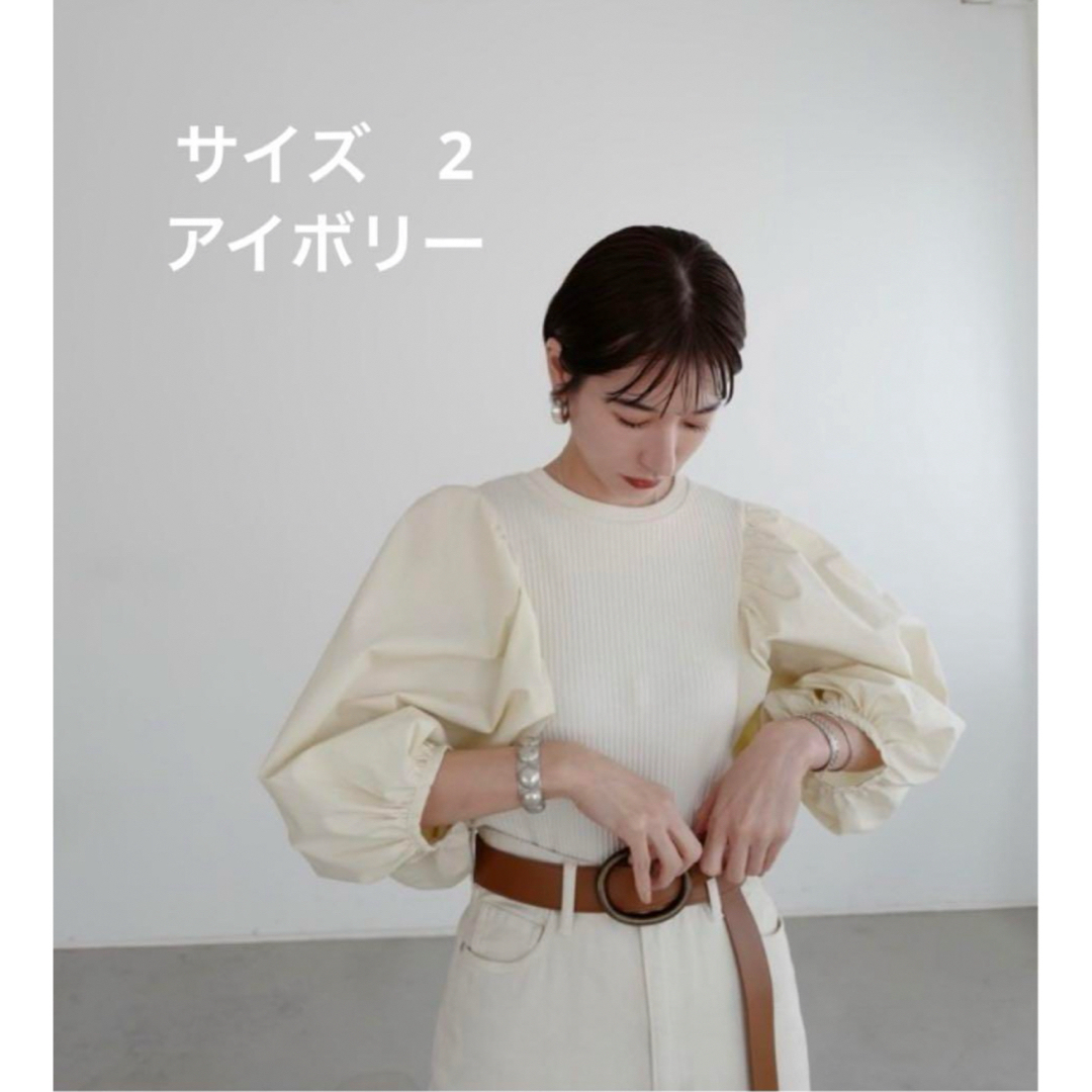 CLANE(クラネ)の【CLANE】ARCHI LINE PUFF TOPS クラネ　パフスリーブ レディースのトップス(シャツ/ブラウス(長袖/七分))の商品写真