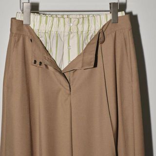 todayful🤍DoubleWaistTrousers 36サイズ　定価以下