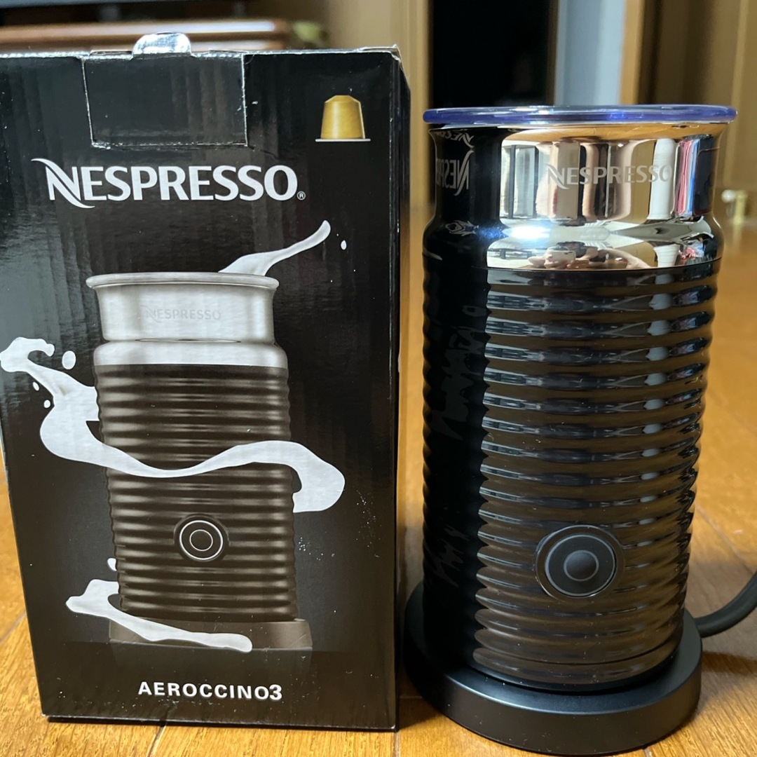 NESPRESSO(ネスプレッソ)のネスプレッソ　エアロチーノ3 スマホ/家電/カメラの調理家電(コーヒーメーカー)の商品写真