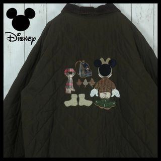 ディズニー(Disney)の【希少】ディズニー Donaldson ブルゾン 刺繍ロゴ ハンティング 一点物(テーラードジャケット)