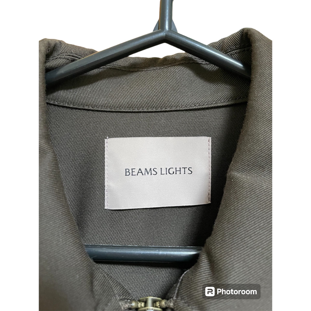 BEAMS LIGHTS(ビームスライツ)のチノ　ジップアップ　ブルゾン　BEAMS LIGHTS ビームスライツ レディースのジャケット/アウター(ブルゾン)の商品写真