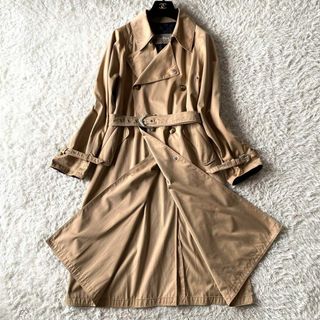 マックスマーラ(Max Mara)のマックスマーラ　トレンチコート　ダブル　春夏　ベルト　キャメル　イタリア製　40(トレンチコート)