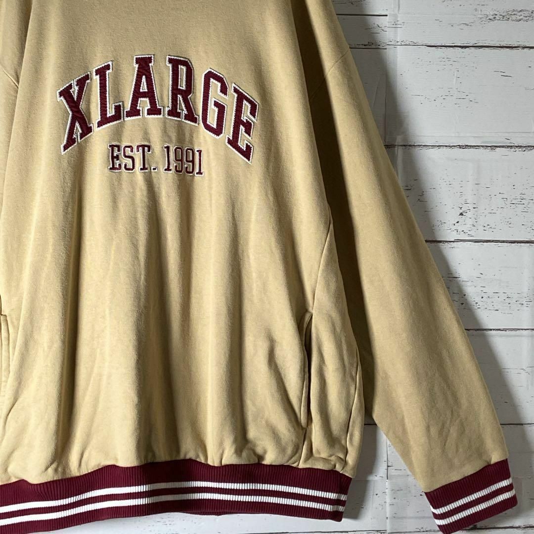 XLARGE(エクストララージ)の49 【ばんばんざい着用】エクストララージ☆スウェット センター刺繍アーチロゴ メンズのトップス(スウェット)の商品写真