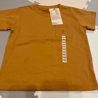 ユニクロ(UNIQLO)の無印良品　あたまするっと　きりんTシャツ　100(Tシャツ/カットソー)